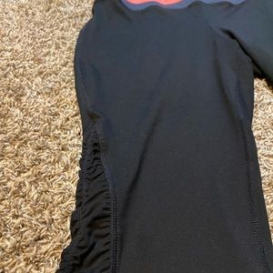 Tangerine cropped leggings!